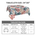 thumbnail image 7 of Wukai Tropical Leaves Waterproof Tablecloth for Kitchen Dining, Fits Square Tables for 2-4 Seats -54"x54", 7 of 7