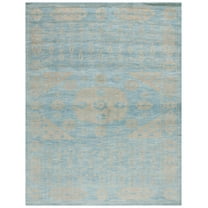 SAFAVIEH Kenya Magdalena Geometric Area Rug, Blue, 8' x 10'