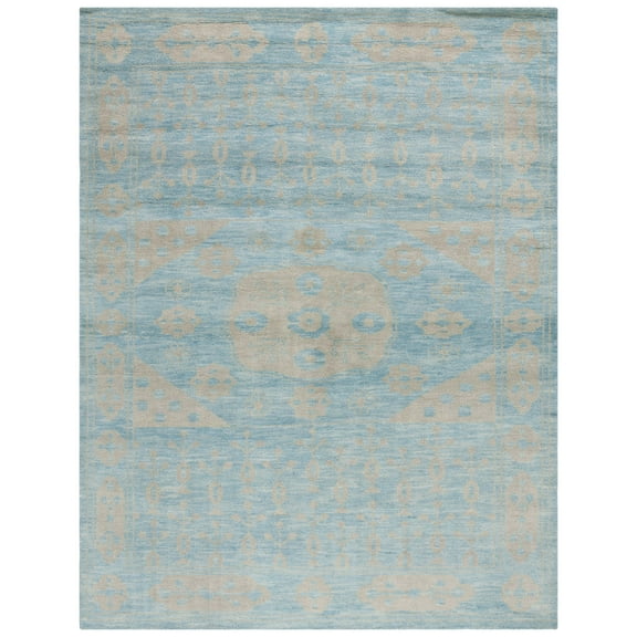 SAFAVIEH Kenya Magdalena Geometric Area Rug, Blue, 8' x 10'