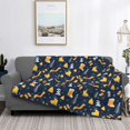 thumbnail image 2 of Yiaed Scarf Ski Shoes sock Print Blanket Throw Blanket Soft Cozy Flannel Blanket for Home Bed Sofa Couch Chair-50"x40", 2 of 6