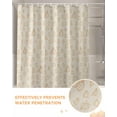 thumbnail image 6 of Fall Thanksgiving Simple Pumpkin Beige Shower Curtain Set ，Waterproof Fabric Shower Curtains Shower Curtains for Bathroom,Bathroom Decor 48"x72", 6 of 7