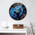 thumbnail image 3 of Wild Snake Wall Clock Round Silent Non Ticking Battery Operated Accurate Arabic Numerals Design Clocks for Home Kitchen Living Room Bedroom 12inch Home Decor, 3 of 6