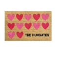 thumbnail image 2 of Valentine Day Welcome Doormat Front Door Valentine Love Heart Coco Coir Door Mat Non Slip Washable Seasonal Holiday Floor Mat for Outdoor Entrance Spring Decor Door Mats, 2 of 2