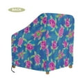 thumbnail image 7 of Renewold Outdoor Patio Chair Covers Lounge Deep Seat Covers Waterproof Funiture Covering for Swivel, Adirondack, Rocking Chairs, 29"W x 33"D x 36"H, Sea Turtle Violet Green Blue, 7 of 7