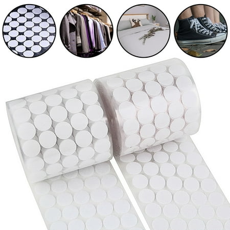 

Skpblutn Home Decoration for Home School (100 Pairs) Round 200 Adhesive 15Mm Pieces Scratch Diy Round White Office Tools Home Improvement Stickers White