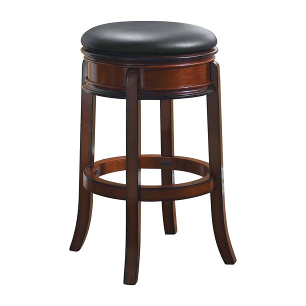 Boraam Magellan 29 in. Backless Swivel Bar Stool Brandy