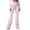 Pink, variant on Flare Leggings for Women,Casual Pants for Women,Pants for Women High Waist Brushed Shaping Mini Flare Sports Outdoor Slim Long Pants Soft Comfortable Pants Clothes