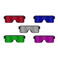 thumbnail image 3 of LED Customizable Bluetooth Glasses for Party, APP Control LED Display Smart Glasses, USB Rechargeable Glasses for Nightclub, Festivals, 3 of 6