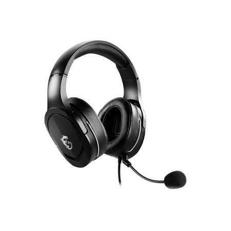MSI - Immerse Wired Gaming Headset - Black