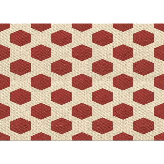 Ahgly Company Machine Washable Indoor Rectangle Transitional Golden Blonde Gold Area Rugs, 4' x 6'