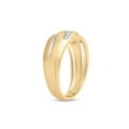 thumbnail image 4 of 14kt Yellow Gold Mens Round Diamond Band Ring 1/4 Cttw, 4 of 4