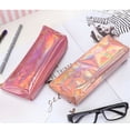 thumbnail image 3 of Estuche de lápices con cremallera suave para estudiantes, bolsa de maquillaje cosmético, papelería de bolsillo para bolígrafos Rosado Yuyangstore Estuche de lápices para estudiantes, 3 of 8
