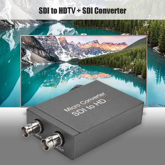 Peggybuy HD SDI to Video Converter BNC to Adapter Audio Auto Format Detection