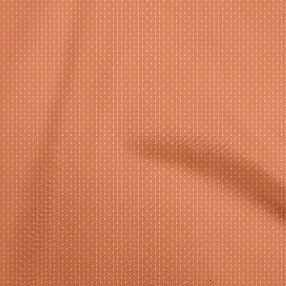 oneOone Polyester Spandex Orange Fabric Tribal Sewing Material Print Fabric By The Yard 56 Inch Wide