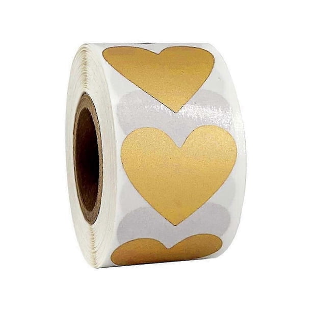 300pcs Scratch Sticker 25mm Heart Shape Scratch Label Self Adhesive Scratch Sticker For Wedding Birt