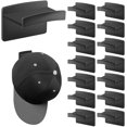thumbnail image 1 of Hat Rack Hat Hangers for Wall 15Pcs Hat Organizer,Hat Racks for Baseball Caps,No Drilling Hat Hooks Black, 1 of 5