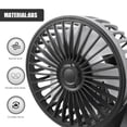 thumbnail image 3 of OUNONA Car Fans That Blow Cold Air Double-head Car Fan Grey Motor Home Appliances 1Set, 3 of 8
