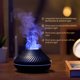thumbnail image 3 of Humidificador de niebla de llama Difusor de aceite esencial de aromaterapia con luz nocturna de 7 co Abody Blanco, 3 of 7