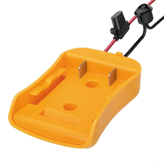 Adaptador Power Wheel para batería de 20 V con fusible. Compatible con 20 V DCB206.