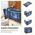 thumbnail image 2 of Yayeee Collapsible Cube Storage Bin with Lid Fabric Closet Decorative Basket with Handles, Window Space, 2 of 7