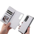 thumbnail image 2 of For Samsung Galaxy Z Fold 3 5G Flip Leather Removable 2 in 1 Wallet With Pen Holder Case,White, 2 of 5