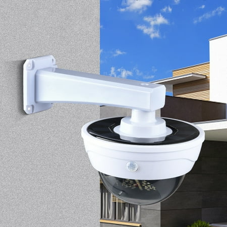 

Solar Powered Security Camera Flashing Light Motion Sensor Detection Light For Indoor Outdoor Home Office Garage