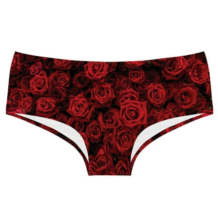 

ZTTD Womens Print Shorts Brief Underwear Boyshort Ladies Panties Pajamas