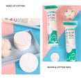 thumbnail image 3 of 100 Count Soft Cotton Pads for Makeup Removal & Skincare - Gentle & Absorbent Facial Cleansing Wipes, 3 of 7