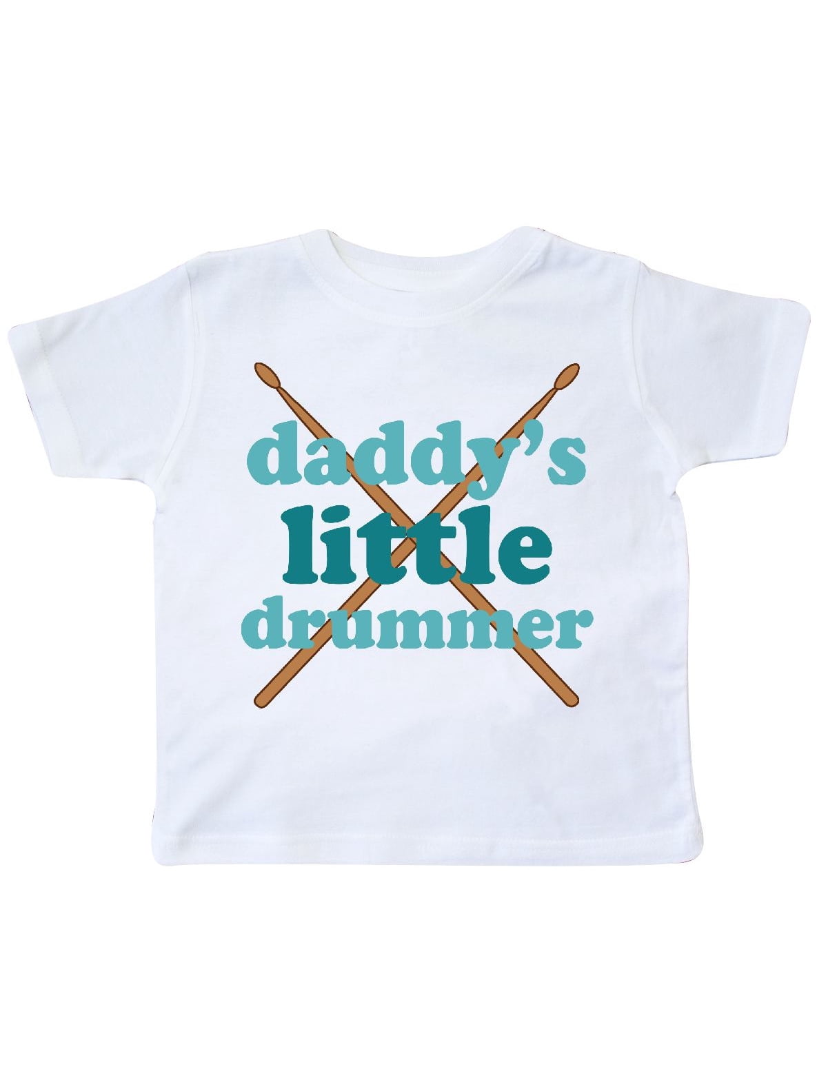 INKtastic Daddy's Little Drummer Toddler TShirt