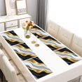 thumbnail image 2 of Black Marble Gold Line Pattern Summer Placemats Table Placemats Set Of 6-Linen Kitchen Washable Placemats Table Mats 11.8"x17.7" Non-Slip Heat Resistant, 2 of 5