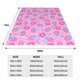 thumbnail image 3 of Balery Donuts Manta de Felpa Suave y Acogedora – Cobija de Franela Aterciopelada para Cama, Lavable y Cálida para Sofá, Mascotas, Transpirable-60"x50", 3 of 7