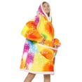 thumbnail image 3 of TheFound Women Wearable Blanket Long Sleeve Hooded Sweatshirt with Pocket, 3 of 9