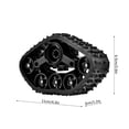 thumbnail image 2 of Pneus de Voiture Rc, Roues Puissantes Pneu en Caoutchouc Mise à Niveau, 4 Pcs Pneu de Voiture Rc Roue en Caoutchouc pour Camion Militaire Rc, 2 of 9