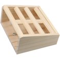 thumbnail image 3 of Rabbit Hay Feeder Rack Wooden Wall-mountable Hay Manger For Small Pets Bunny Chinchilla Guinea Pigs 1pcs Brown), 3 of 3