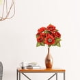 thumbnail image 2 of Clearance Artificial flowers under $5,Artificial Sunflowers Bouquet Sunflower Autumn Flower For Decoration 9 Heads Flowers Bunch For Home Decor, 2 of 5