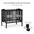 thumbnail image 5 of Dream On Me 2-in-1 Lightweight Folding Portable Crib, Black, 5 of 12