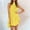 Yellow, variant on Ladies Casual Loose Long Dress Sleeveless Slit Long Dress Summer Beach Dress V Neck Midi Dress Fall Dresses for Women Petite T Shirt Dress for Women Knee Length Womens Casual Dress Summer Dresses for