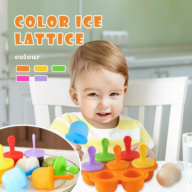 Xihbxyly Moldes de Silicona para Paletas de Hielo, Antiadherentes, Fáciles de Desmoldar, Aptos para Uso Alimentario, Ideales para Hacer Polos En Casa, Ideales para Fiestas Familiares, Aptos para Lava