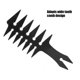thumbnail image 4 of Peine de dientes anchos para cabello grueso, peine de doble cara para desenredar y peinar, color negro duradero, 20x8cm, 4 of 5