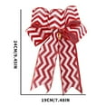 thumbnail image 5 of 6 Pack Christmas Bows Outdoor Decorations,10.7"x8.5" Large Christmas Tree Bow, Wreath Bow for Xmas Home Front Door Decor, 5 of 6