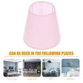 thumbnail image 4 of HERFIER Small Lampshade Retro Indoor Light Cover E27 Light Socket Cloth Lamp Shade 5.5x5.11x3.54in, 4 of 8