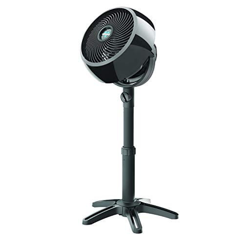 Vornado 7803 Grand Ventilateur sur Pied pour Toute la Pièce avec Hauteur Réglable, 3 Réglages de Vitesse, Gril Amovible pour le Nettoyage, Noir