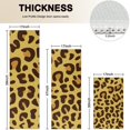 thumbnail image 4 of Yellow and Brown Of Leopard Print Kitchen Rugs Sets Of 3,Kitchen Runner Rugs Non Skid Washable,Decorative Kitchen Floor Mats for Kitchen,Sink,Laundry,17"x30"+ 17"x47" + 17"x59", 4 of 6