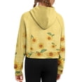thumbnail image 6 of Chaqlin Sunflower Print Kids Blouse Shirt with Pocket Oversize Plus Size Girls Hoodies for School for Gym Size 5-6, 6 of 7