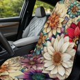 thumbnail image 4 of XYZCANDO Car Seat Cover Towel Washable Automotive Front Seat Protector for Workout Running, Sport Towel Seat Cushion Sweatproof, Flowers Pattern, 4 of 11