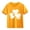 Yellow, variant on XIMIN Kids' St. Patrick's Day Soft Short-Sleeve Crew Neck T-Shirt - Distressed White Four-Leaf Clover Graphic, Lucky Charm Top for Boys & Girls