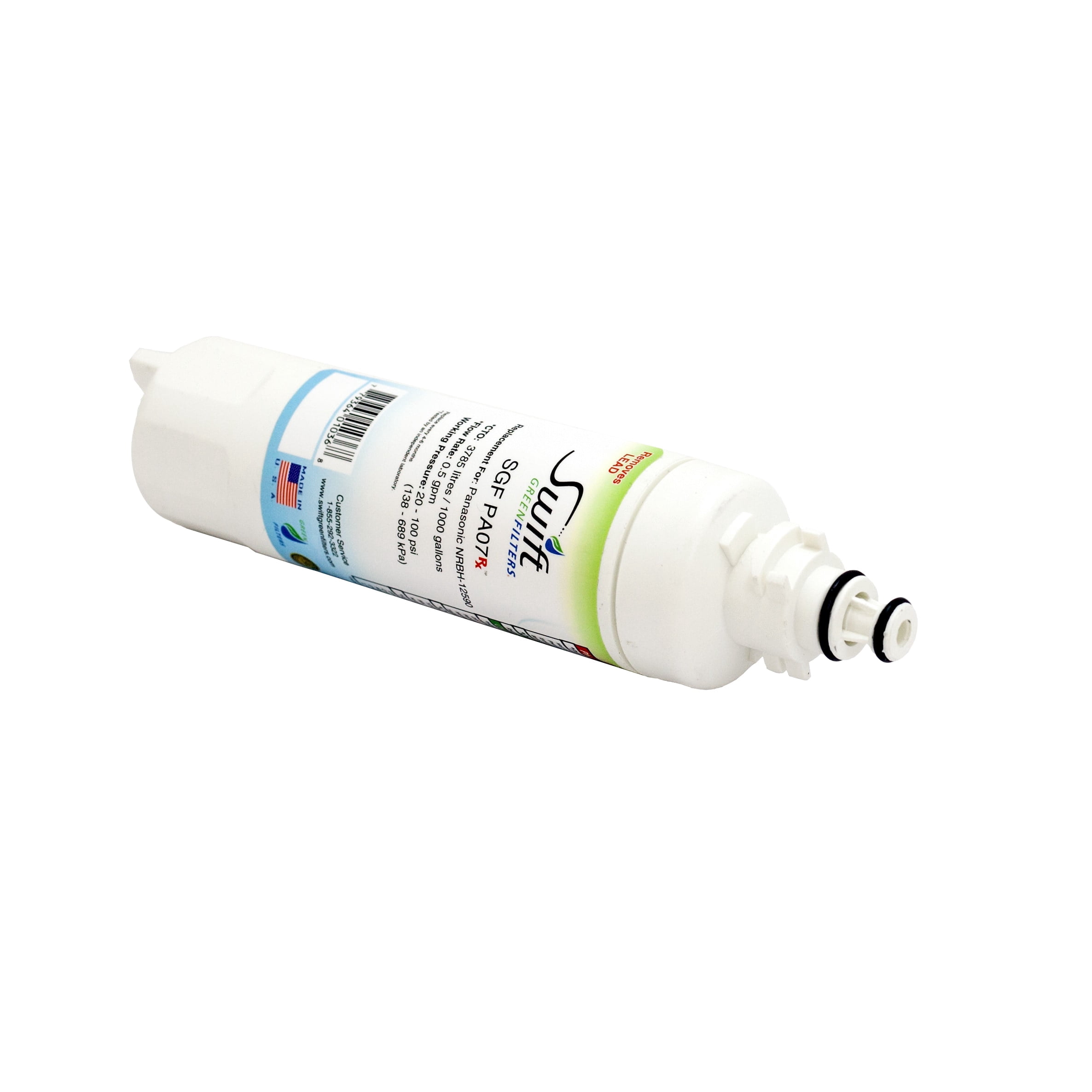 Swift Green Filters Ltd. Replacement PANASONIC NRBH12590 SERIES Refrigerator Water Filter SGF-PA07 Rx