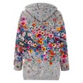 thumbnail image 5 of Cárdigan de mujer, cárdigan de manga larga, ahuecado, color sólido, chaqueta informal, parte superior de poliéster para mujer, 5 of 5