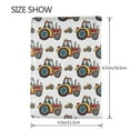 thumbnail image 3 of Pofeuu Cartoon Tractor Print Travel Document Organizer Passport Holder Men Women for Family (6.5 in x 4.5 in),Wallet Holder Credit Card Clutch Bag Case, 3 of 5