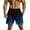A Blue, variant on Men's Shorts Casual Casual Shorts for Men Casual Homewear Flame Printing Funny Printed Trousers Beach Sports Shorts Fast-Drying Trousers Orange M